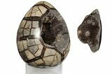 Septarian Dragon Egg Geode - Removable Section #203822-2